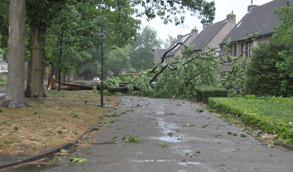 Schade door noodweer in Son en Breugel