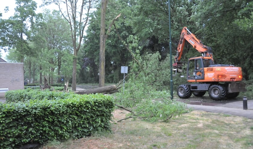 Schade door noodweer in Son en Breugel