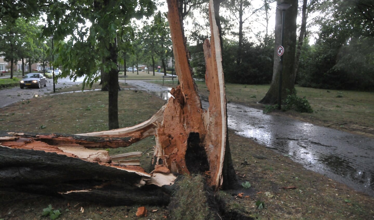 Schade door noodweer in Son en Breugel