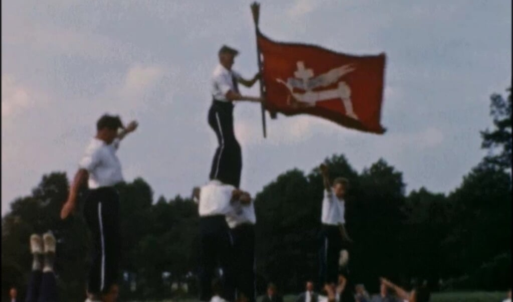 Regionale sportdag van de Rooms-katholieke Jonge Boerenstand (RKJB) in 1955 in Breugel