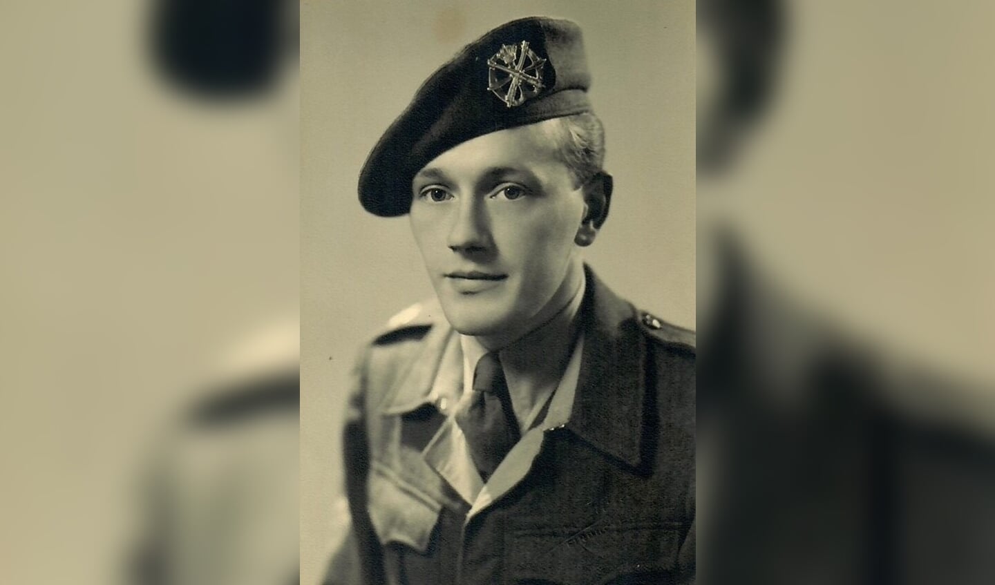 Wim Verhagen in de jaren 50 als dienstplichtig militair