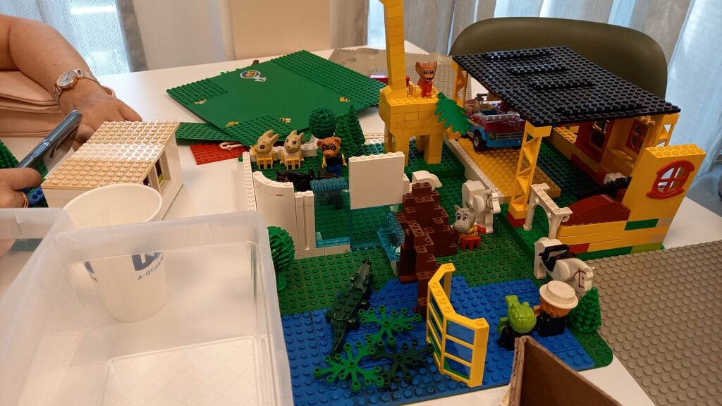 Eerste LEGO-bouwactiviteit in het Dommelhuis