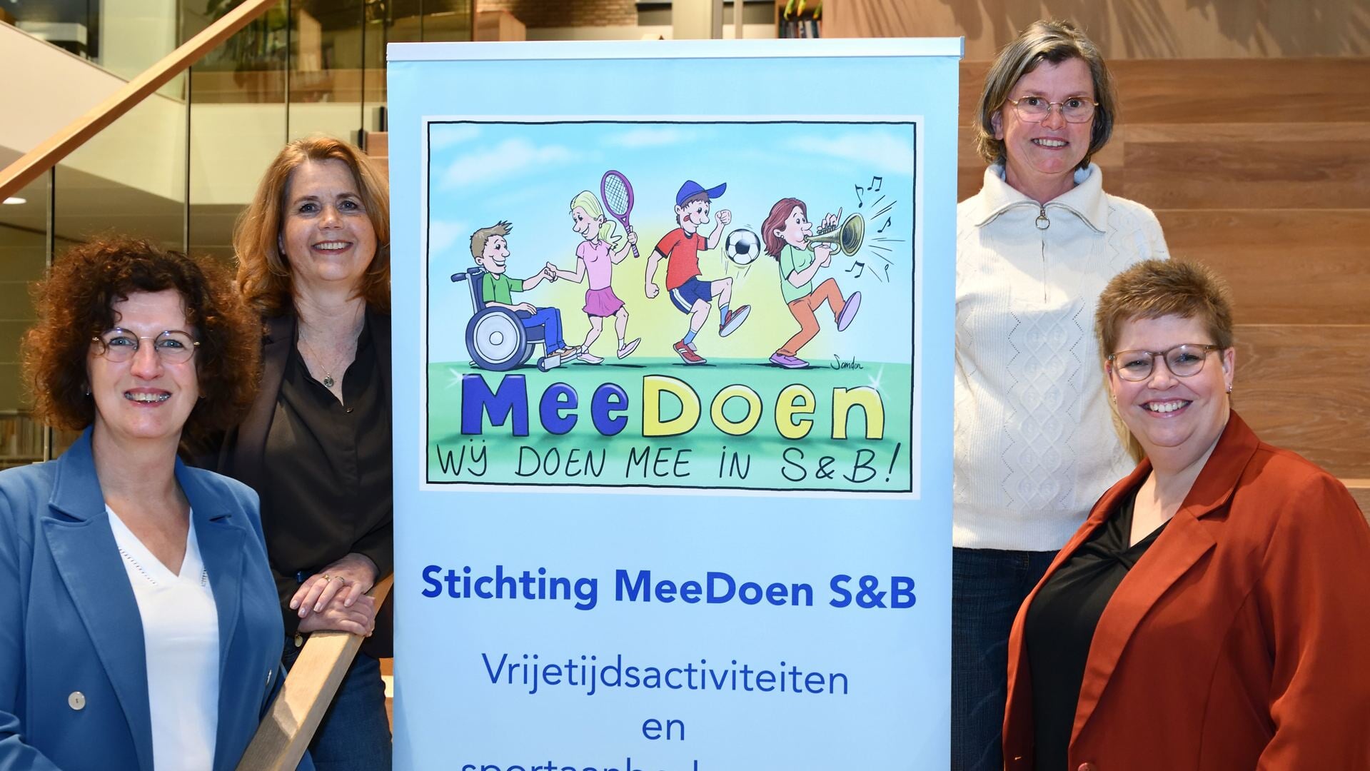 v.l.n.r.: Diana van der Looij, Maaike van Kempen, Angelique Hubers en Chantal Goossens