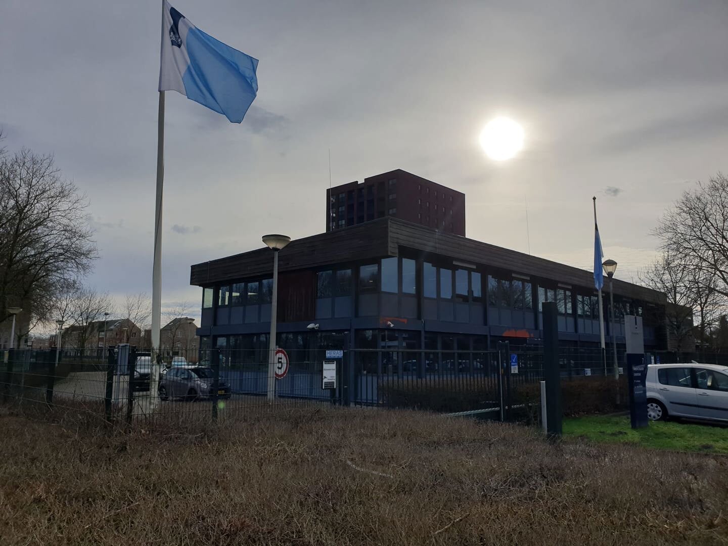 Het kantoor van Rijkswaterstaat met de Bediencentrale Tilburg