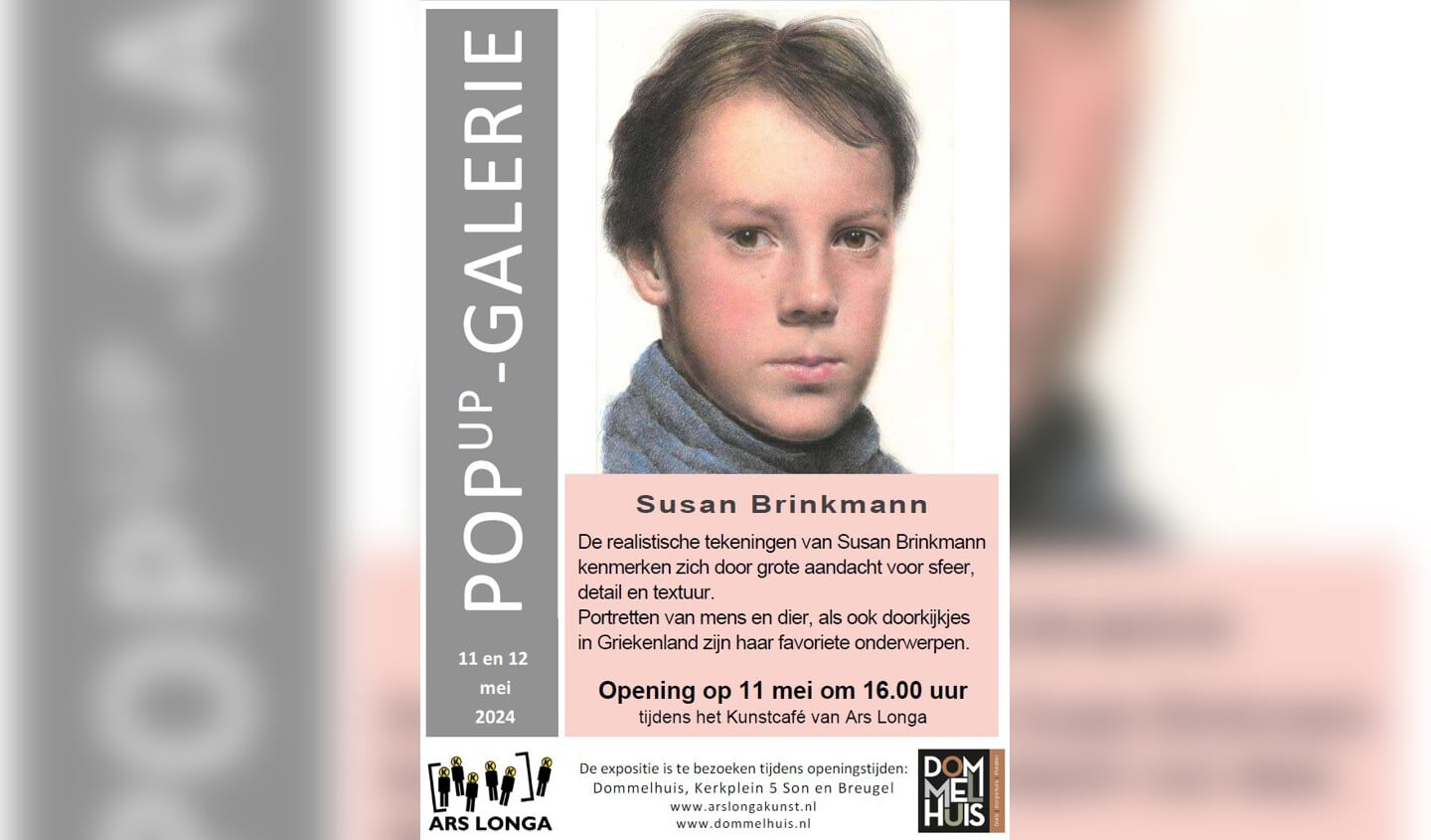 Flyer Popup Galerie Susan Brinkmann