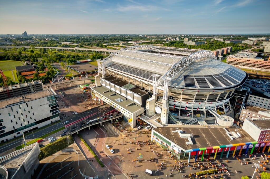 De Johan Cruijff Arena is al sinds 2015 nagenoeg energieneutraal.