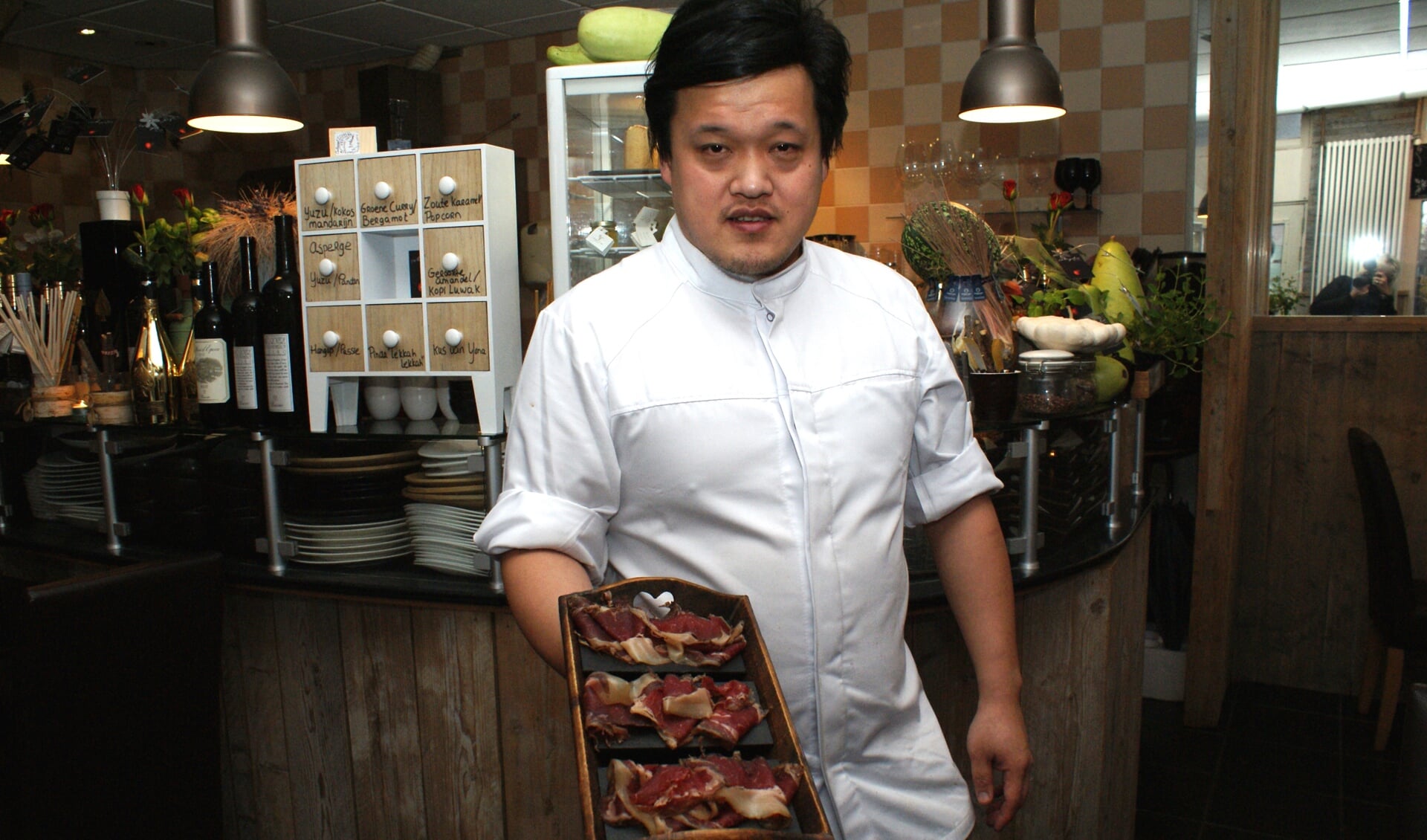 Kelvin Lin is de derde chef in Nederland die met het Hida Gyu rundvlees mag werken. Foto: VSK