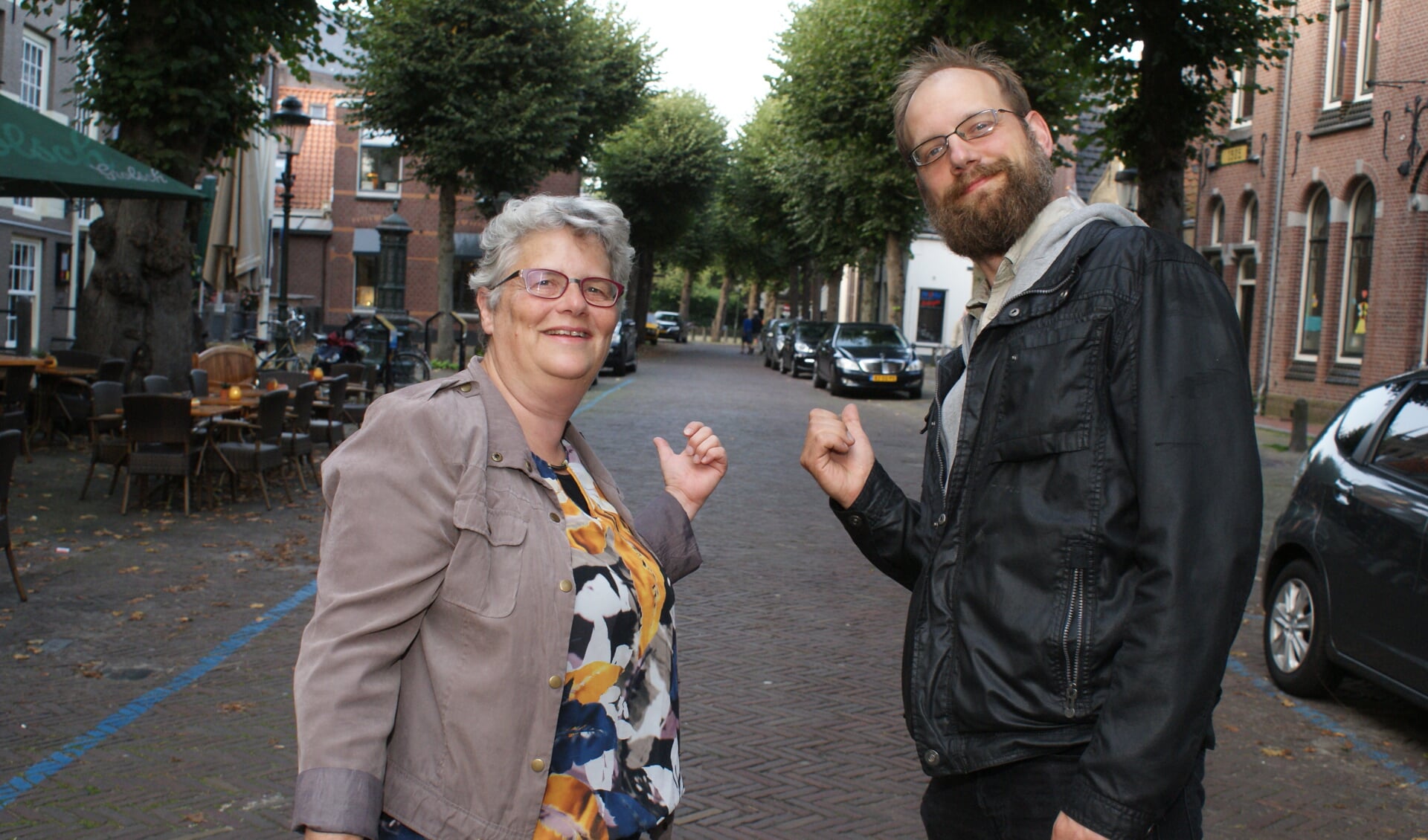 Monique Lamers (GroenLinks) en Erik Maassen (SP) Foto: VSK