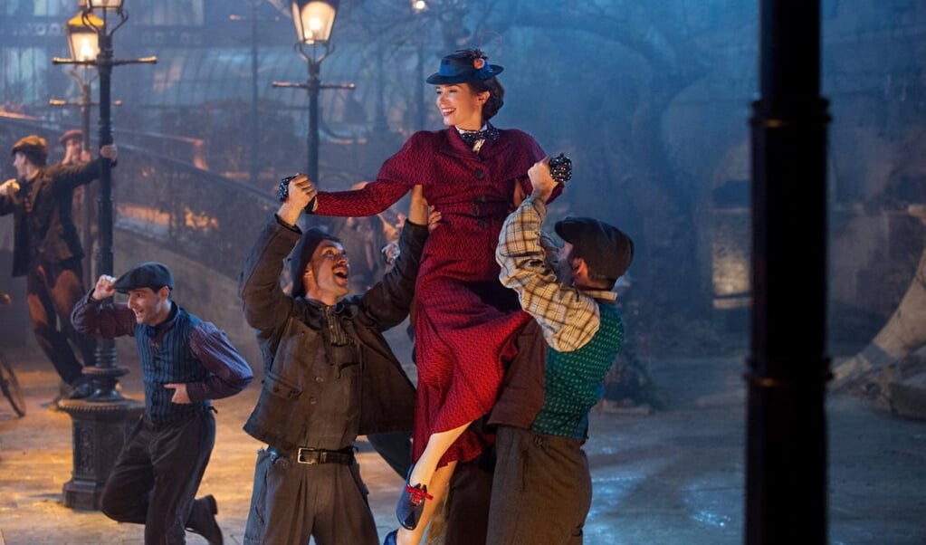 Mary Poppins Returns draait in de Kerstvakantie in het Filmtheater Voorschoten. 