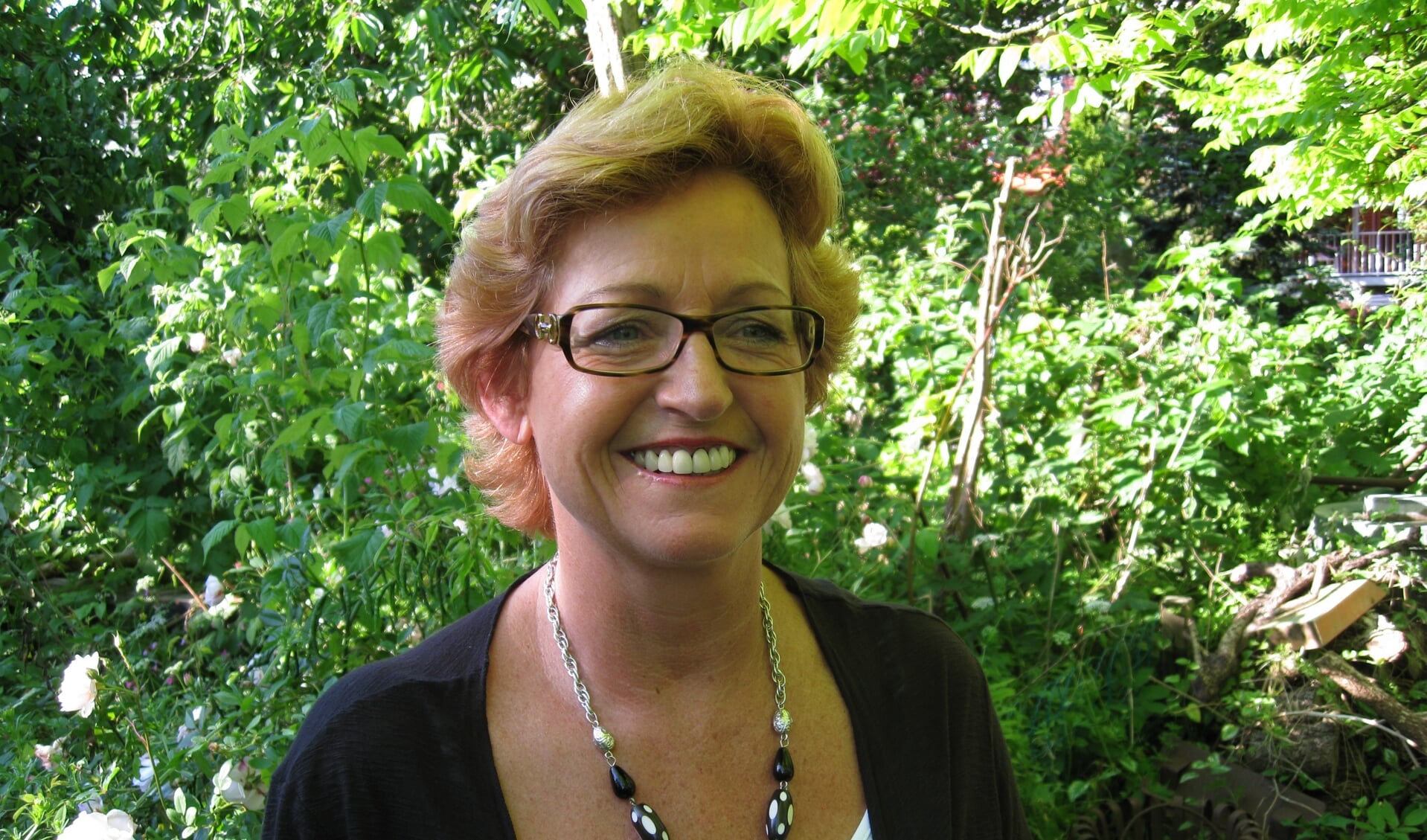 Het derde boek van de Leiderdorpse schrijfster Margareth Hillebrand gaat over dementie. Foto: PR
