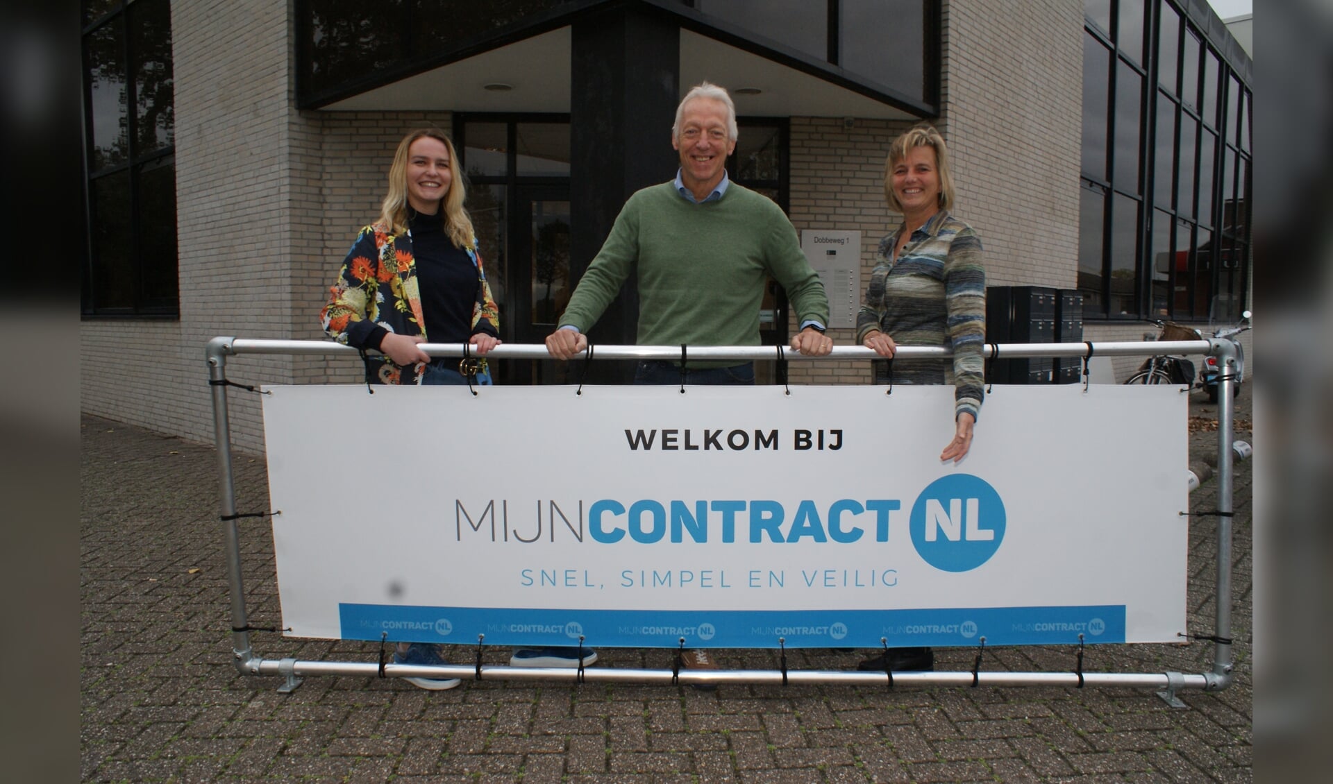 MijnContract.nl is gevestigd aan de Industrieweg in de Dobbewijk in Voorschoten. Foto: Vsk