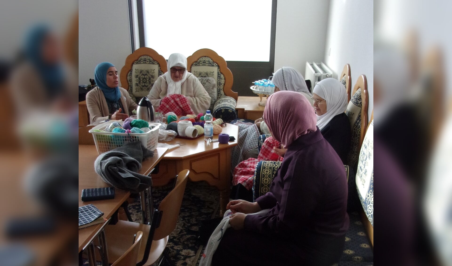 Ontmoetingscentrum 'Marhaba' is bedoeld voor oudere, niet in Nederland geboren Moslima's die weinig sociale contacten buiten de deur hebben en hierdoor geïsoleerd raken. Foto: GroenLinks