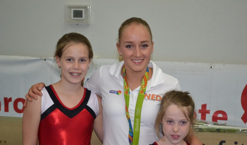 Als afsluiting werd de Olympische medaille geshowd en gingen Quinty en Daniëlle op de foto met Sanne.