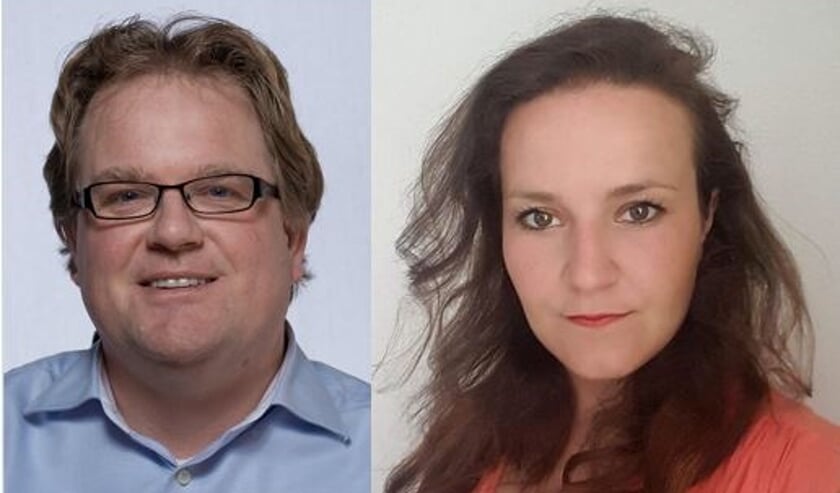 Hugo Nordkamp en Donandra van Beek, burgerraadsleden Voorschoten Lokaal
