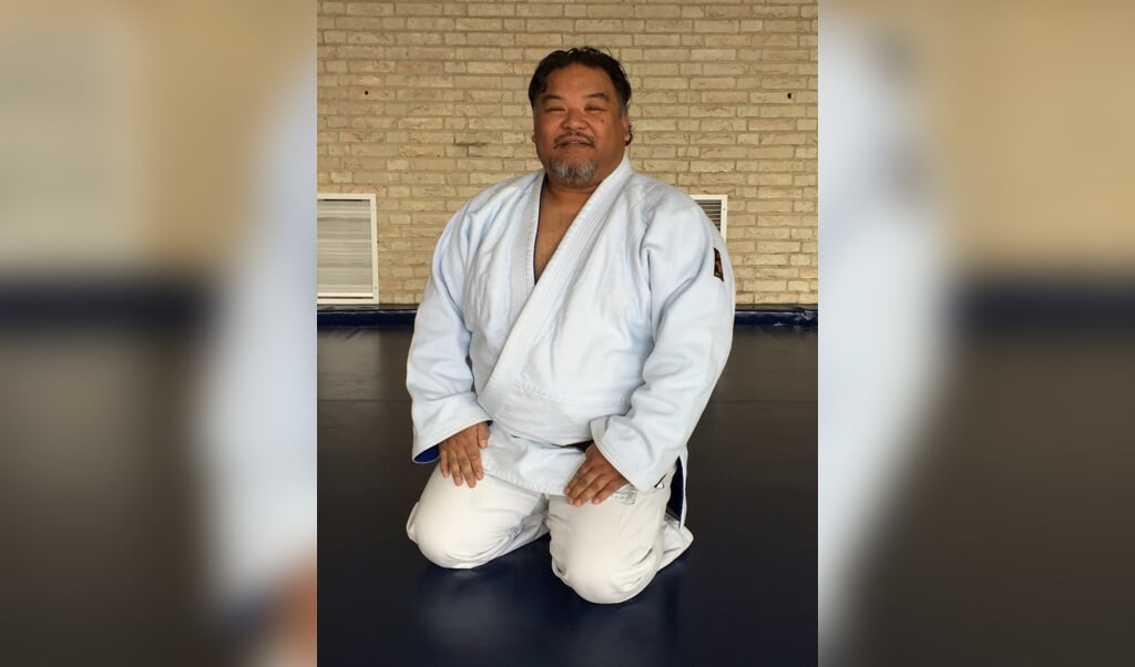 Percy Rüben, begon op zijn vierde jaar met judo en is nu het boegbeeld van de oosterse gevechtsporten in Voorschoten. Foto: Hans Douw