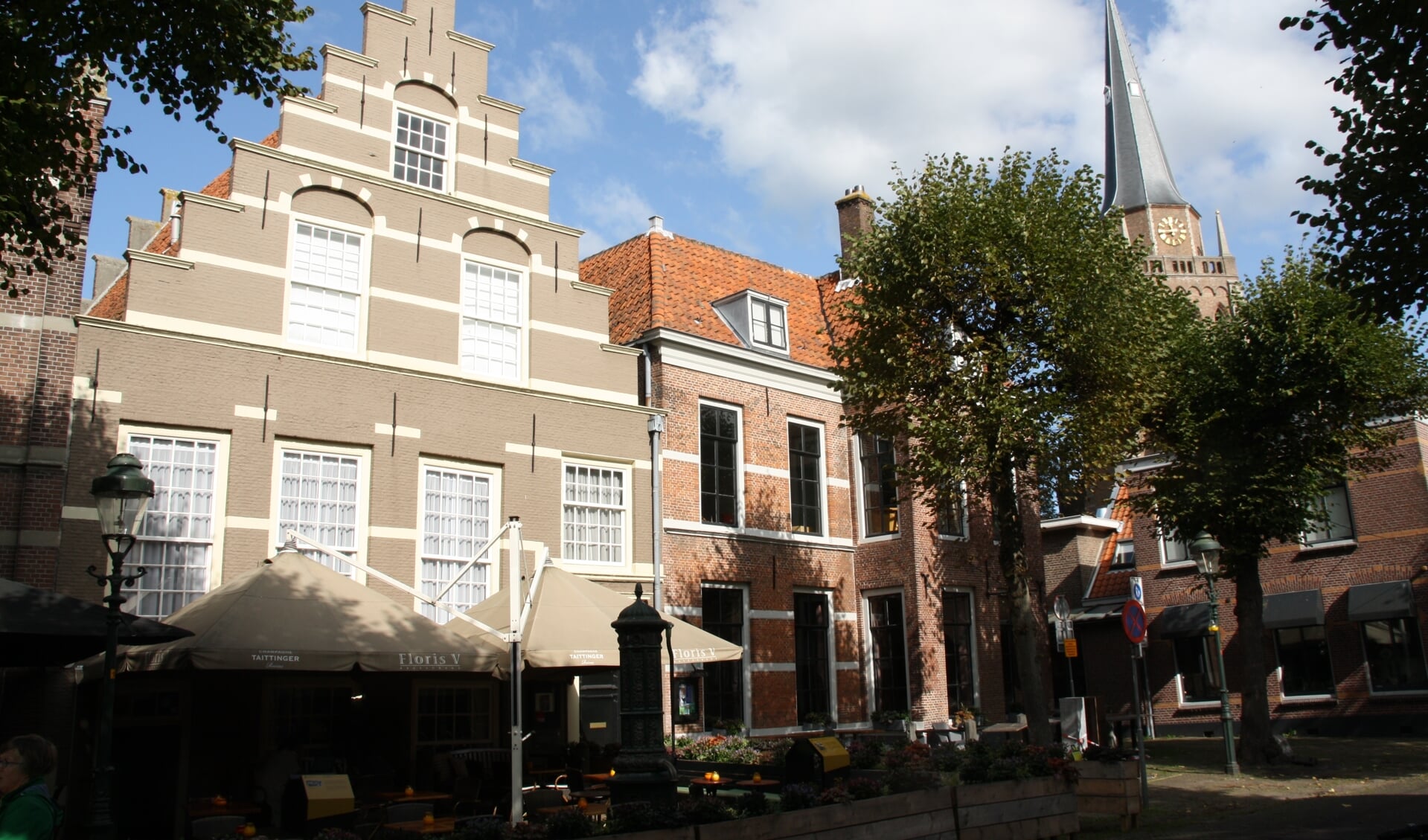 Het Ambachts- en Baljuwhuis aan de Voorstraat. 