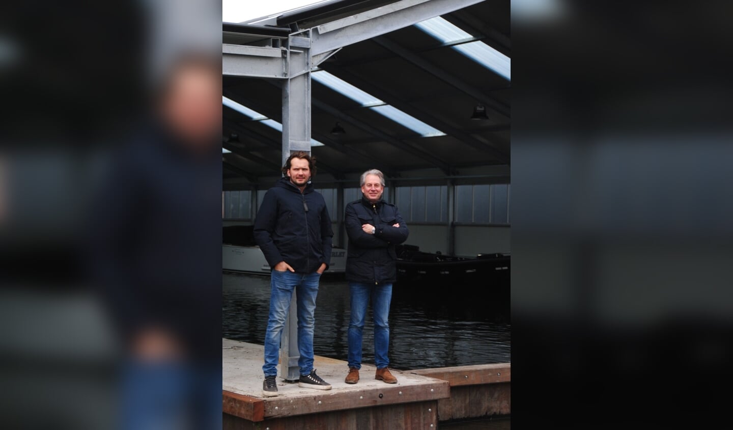 Dave Groot (l) en Onno van Laarhoven (r) zijn trots op hun bedrijf. Foto: Hans Timmerman