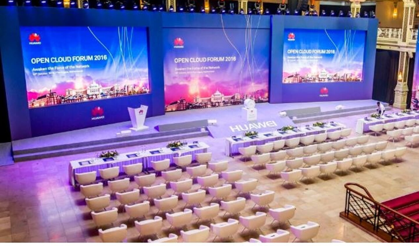 In het Kurhaus in Scheveningen vond het   Huawei Open Cloud Forum plaats.
