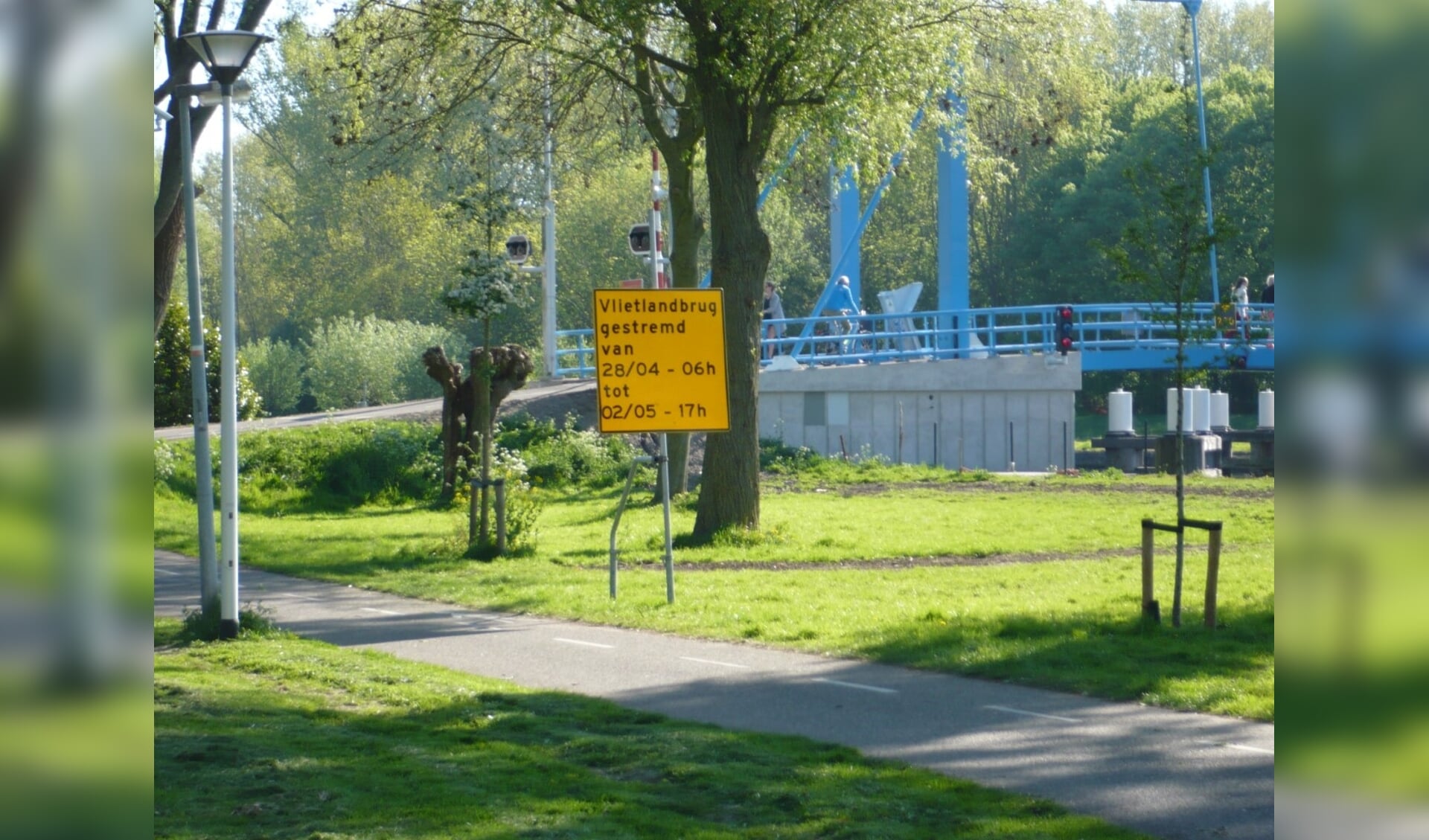 De Vlietlandbrug gaat van 28.4 tot 2.5 weer even dicht. Foto: CB