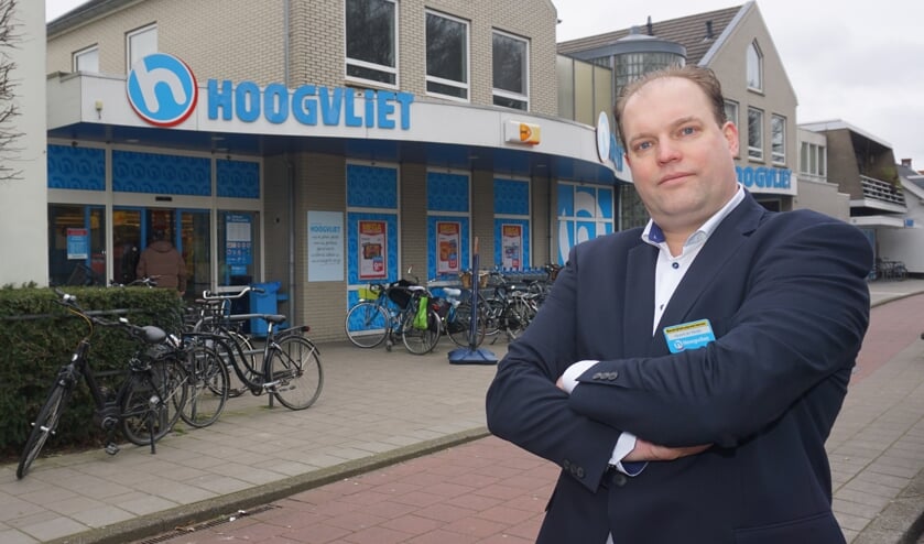 Supermarkt manager Sjoerd de Meijer. Foto: VSK