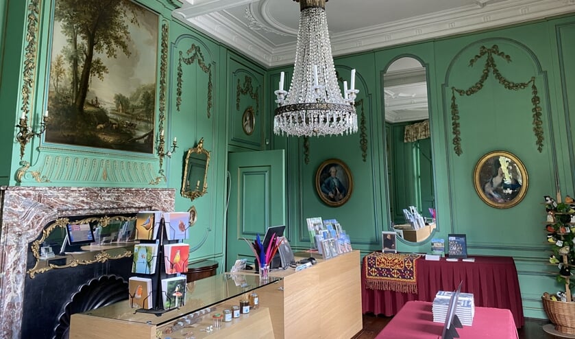 Groene Salon in Kasteel Duivenvoorde.