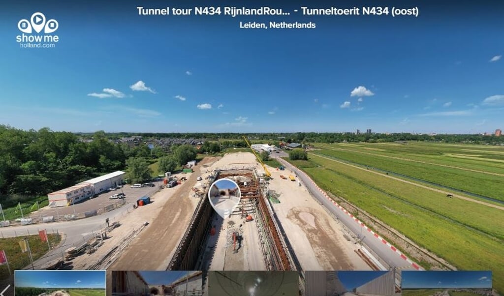 Neem een 360 graden kijkje in de tunnel. Foto: comol5.nl