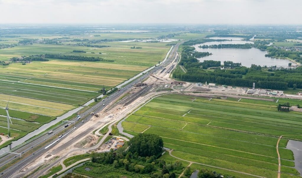 De A4 is de komende twee weekenden afgesloten richting Den Haag. Foto: Archief