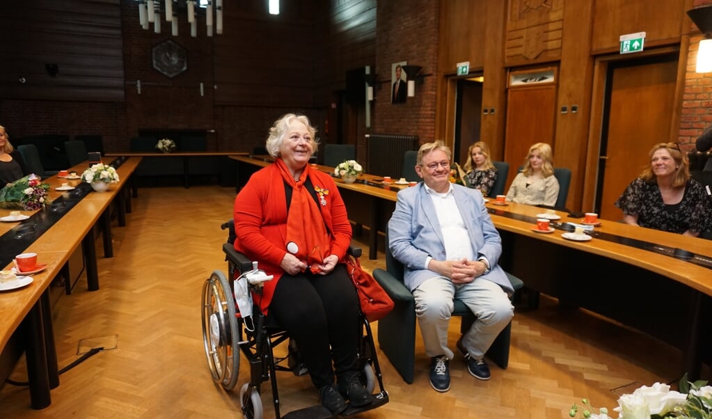 Een koninklijke onderscheiding voor Helga Dulfer. Foto: VSK
