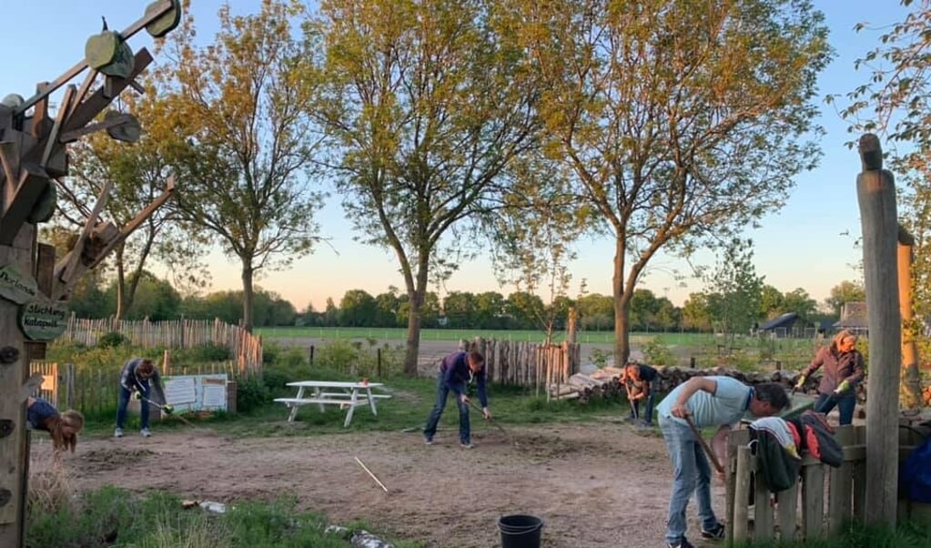 Wie komt op 29 mei klussen in de Natuurspeeltuin?