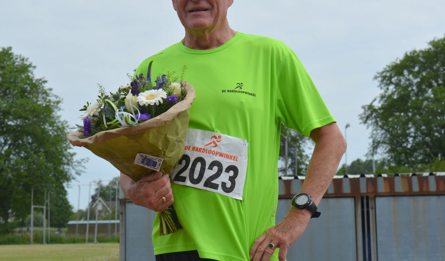 De 75-jarige Ed Zijl liep de 1500 meter voor de laatste keer. Het was het einde van zijn imposante loopbaan. 