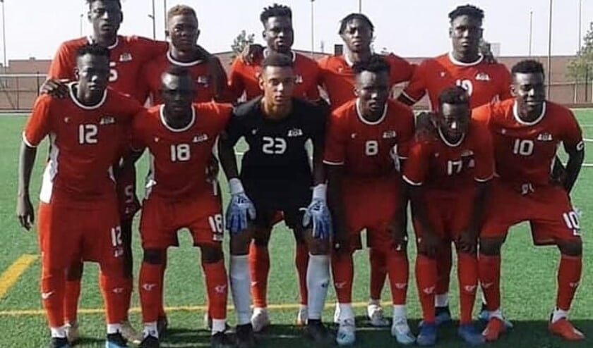 <p>Kilian Nikiema (23) werd als keeper opgeroepen voor het nationale elftal van Burkino Fasso. Foto: PR</p>