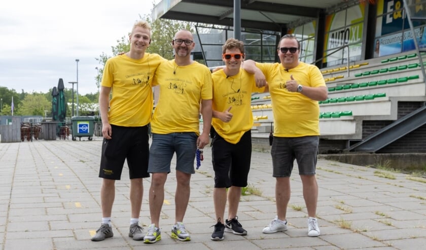 <p>Vlnr:Justin Aschman, Jan-Michiel Keijzer, Stephan Bronmeijer, Donavon Ton. Kijk voor meer foto's op www.voorschotensekrant.nl </p>
