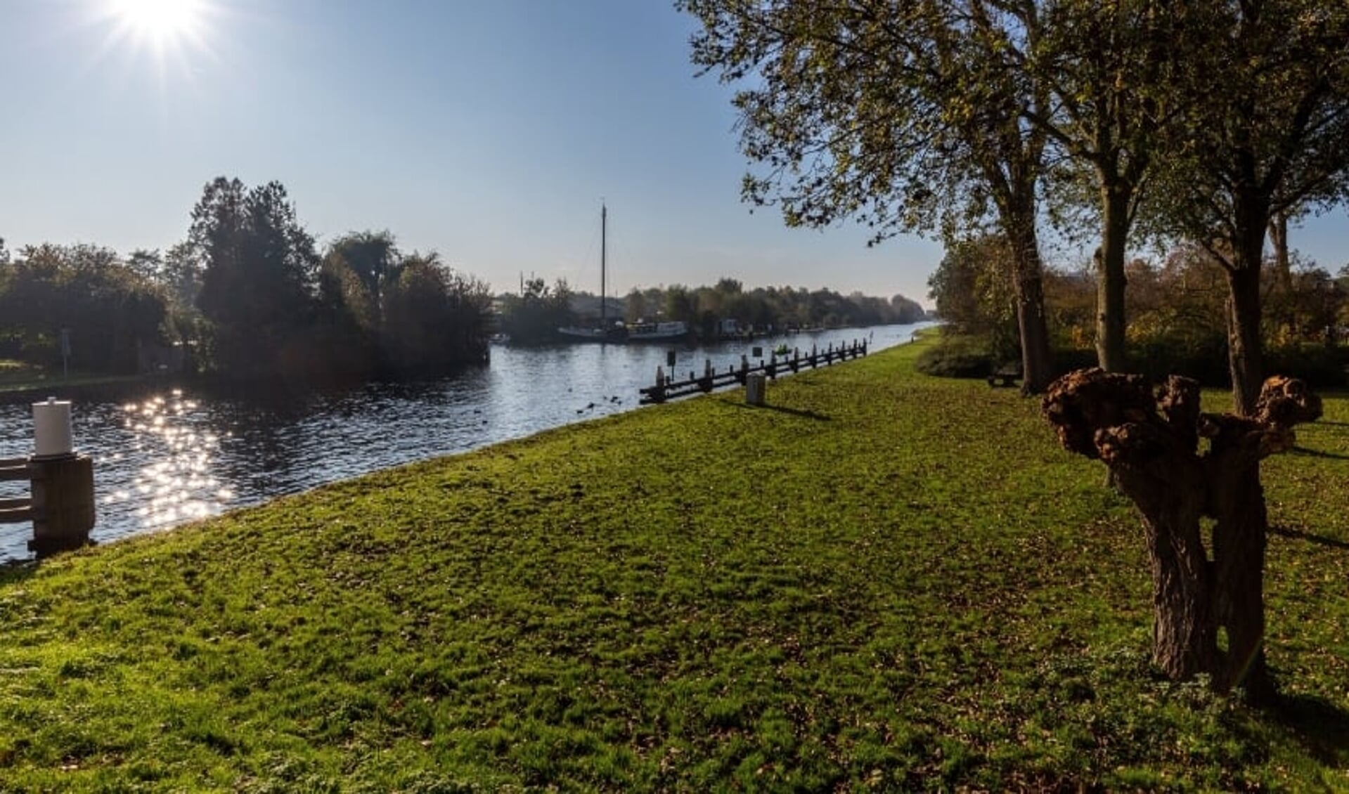Het kanaal van Corbulo bij Vlietwijk. Foto: Jeroen Savelkouls via Provincie Zuid-Holland