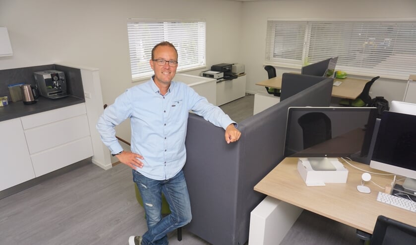 <p>Het duurzame kantoor van Grapefish aan de Industrieweg 52 in de Dobbewijk van Voorschoten kan meteen en volledig ingericht betrokken worden. Foto: PR</p>