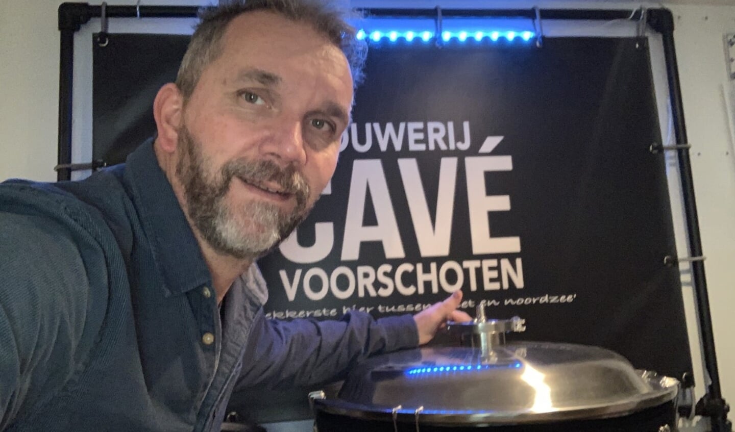 Antonio Cavé brouwt binnenkort gelimiteerde oplages speciaalbieren in zijn nieuwe en eigen nano-brouwerij in Voorschoten. Foto: PR