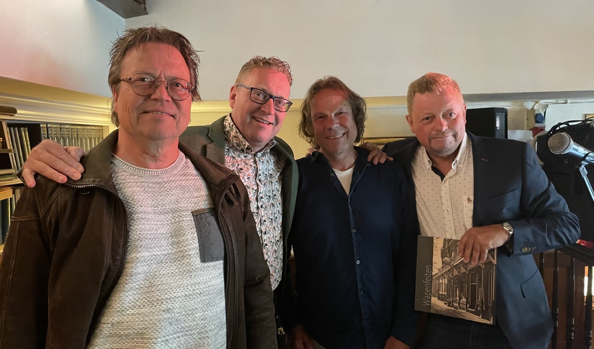 Jef, Martin en Wout van der Ham met tweede van rechts Nico Fennes