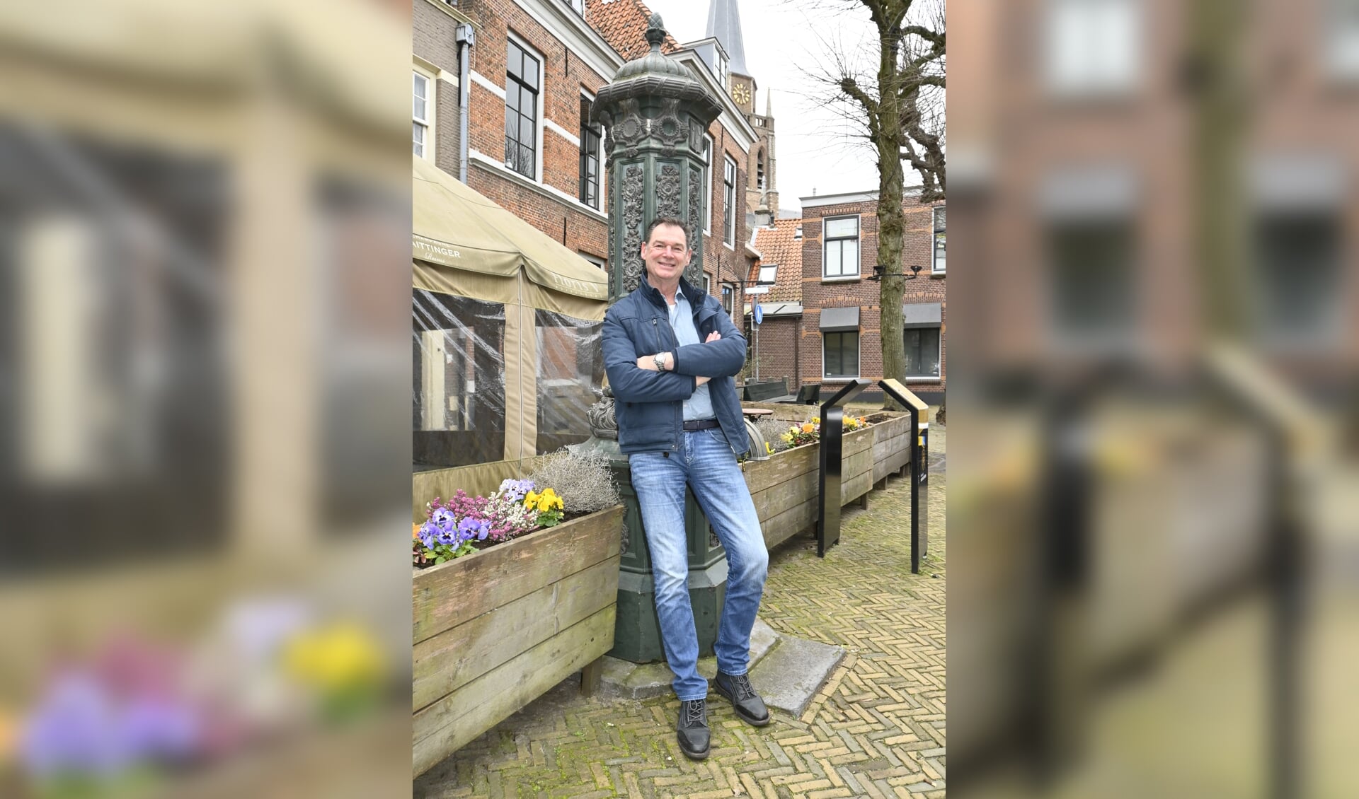 Oud politieagent Hen Markman was teamchef in Voorschoten en bij de recherche bij de Regionale Eenheid Den Haag. 'Dat was wel even wat anders dan Voorschoten.' Foto: VSK