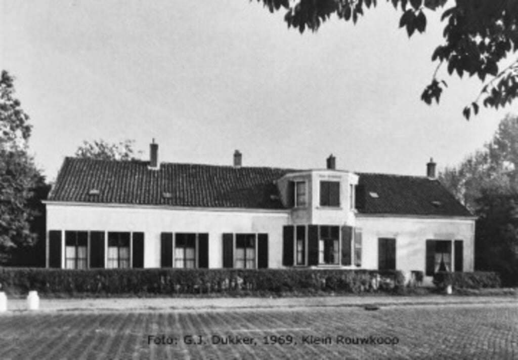 Klein Rouwkoop, het woonhuis van Jean Antoine jonkheer Pompe van Meerdervoort  (1797 - 1874) 