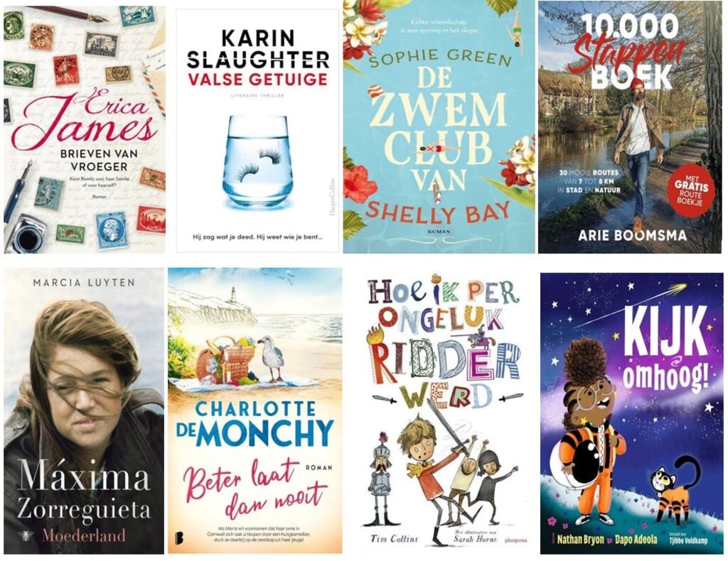 Tien boeken om tijdens je vakantie of thuis van te genieten. Alle boeken zijn te leen bij de bibliotheek Voorschoten aan de Wijngaardenlaan 4. Meer info: obvw.nl 