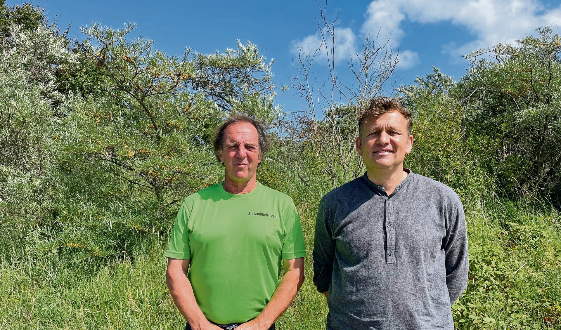 Twee van de initiatiefnemers: Pieter de Haas (links) en Dennis Cleef.