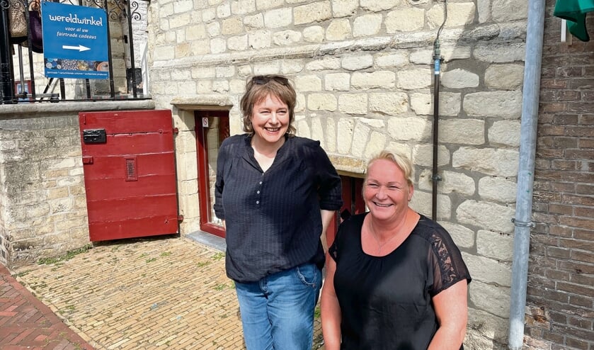 <p>Sonja Pankow (links) en Miranda Huijer gaan ervoor.</p>
