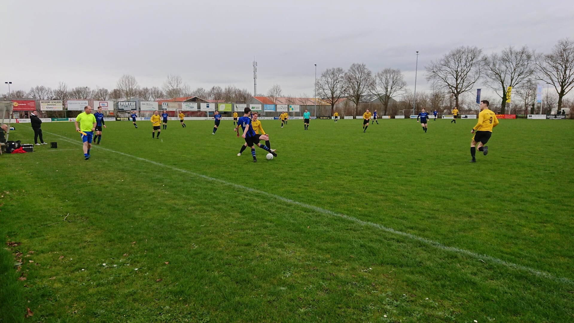 De derby tussen Duiveland en SKNWK eindigde zaterdag in 2-0.
