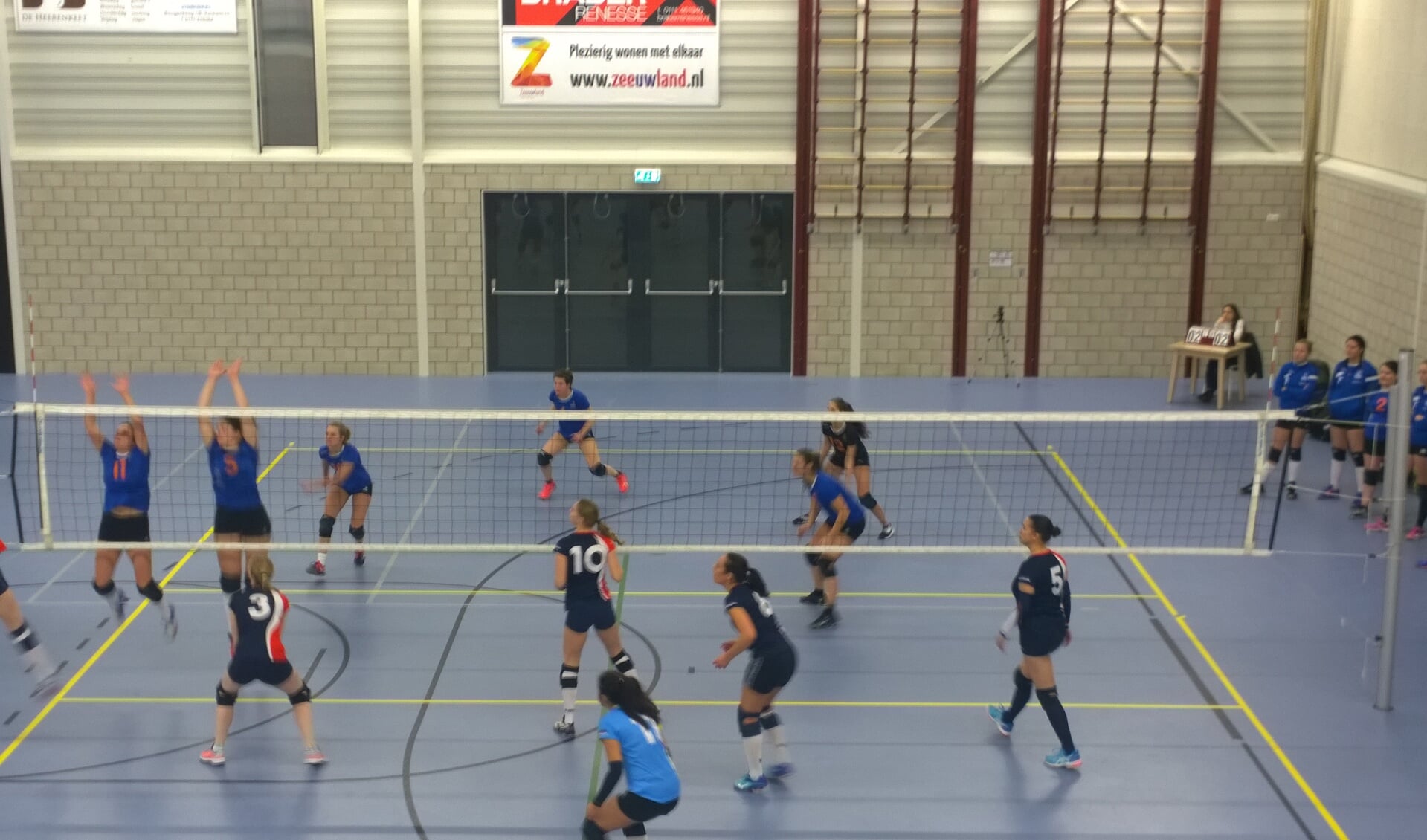 Volleybalsters Forza keurig zesde na rommelig duel