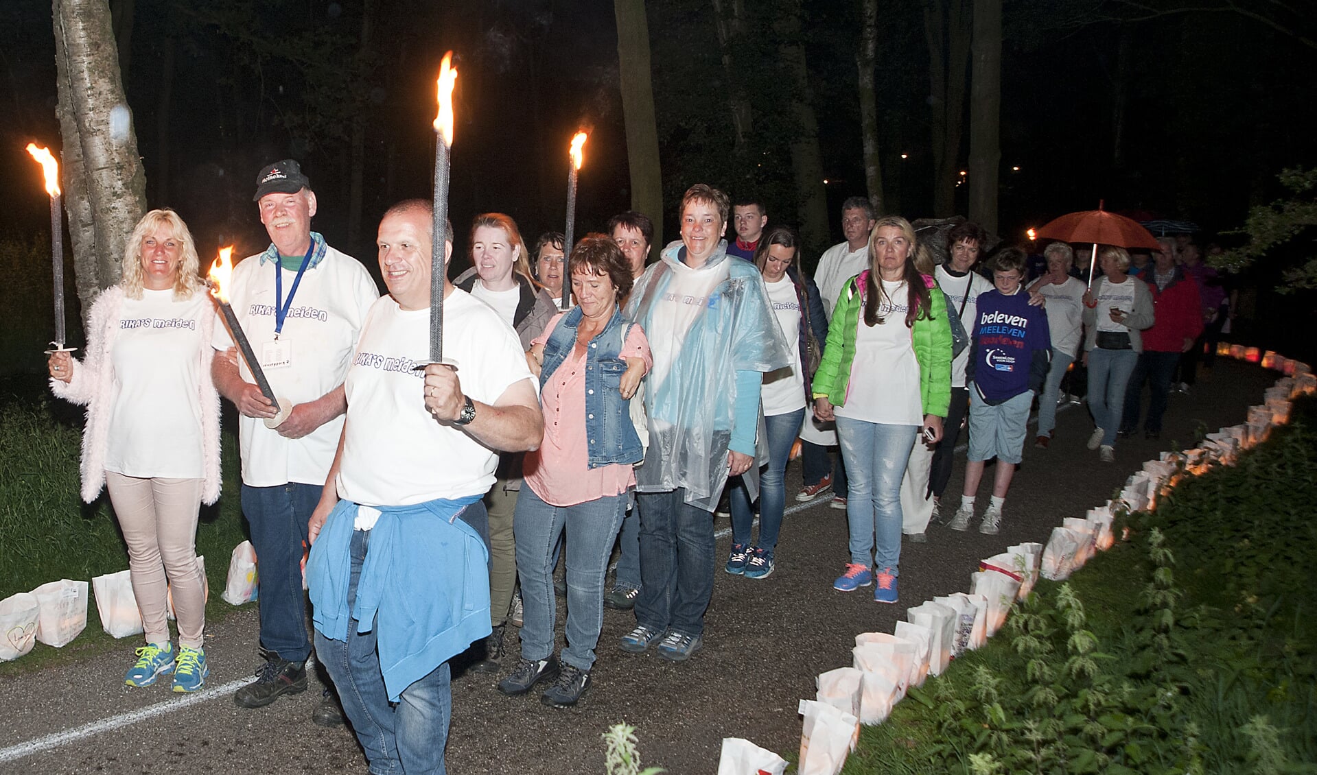 Kaarsenceremonie tijdens de Samenloop voor Hoop 2014 (foto: Michel Groen).