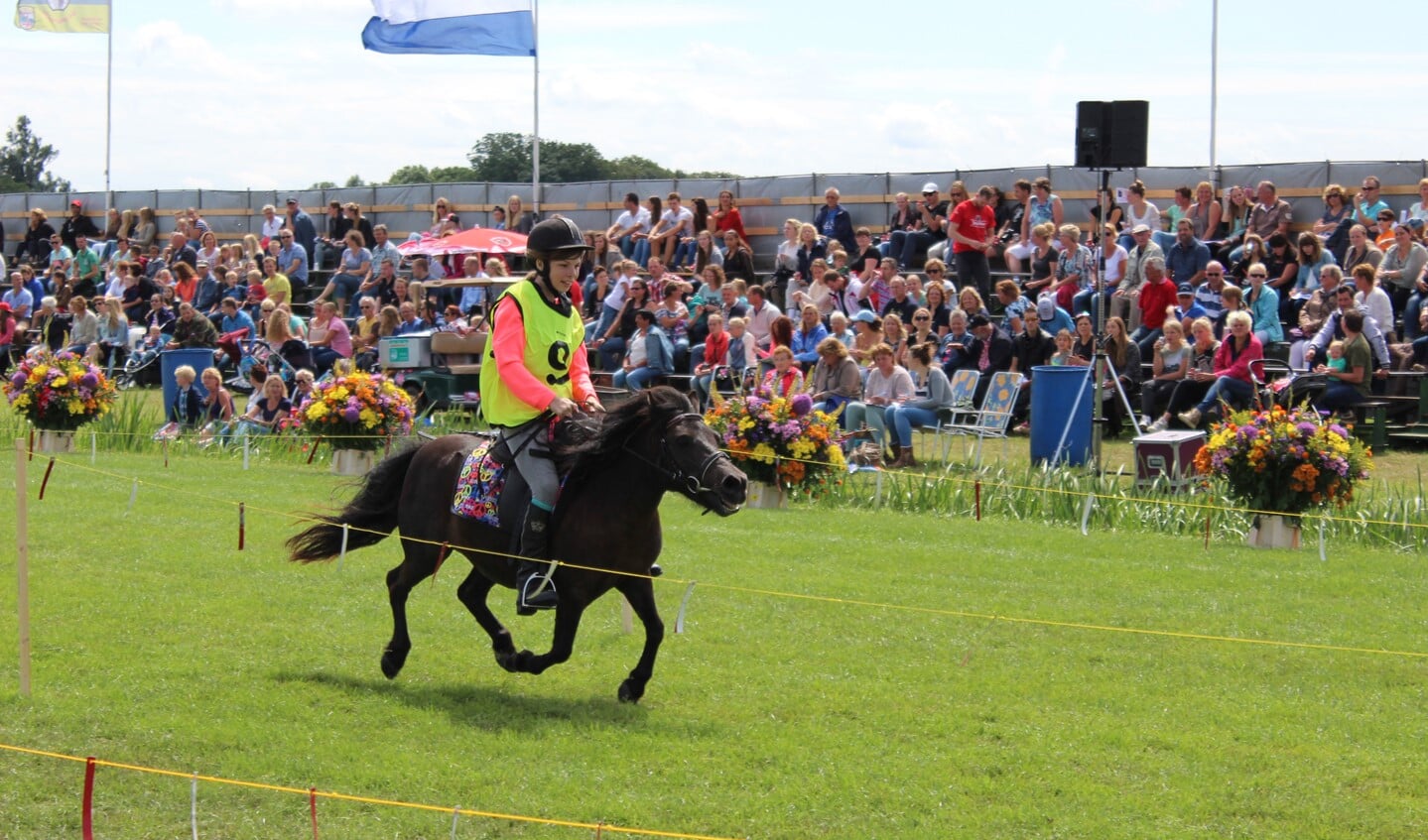 Ponyrennen (foto: Dick Janssen).