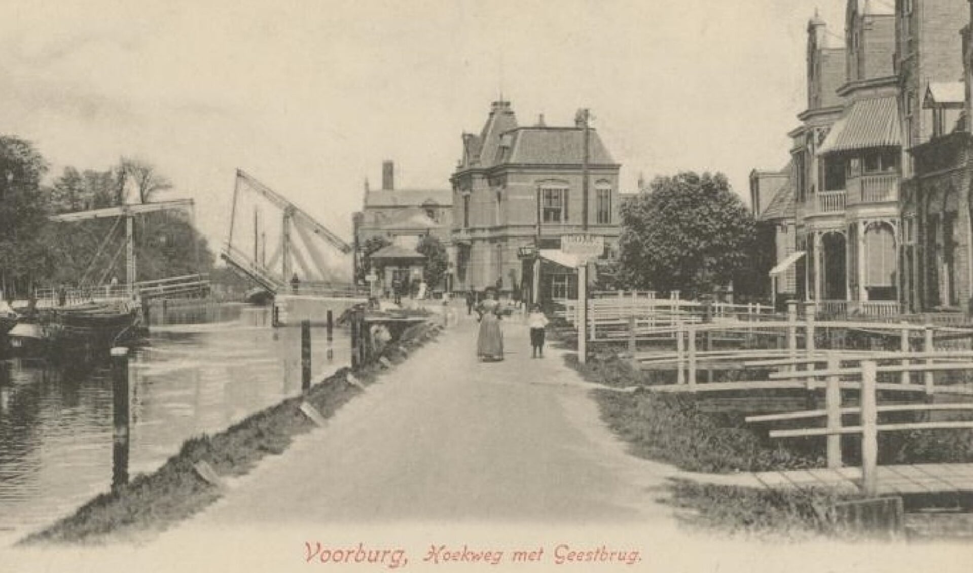 De Geestbrug in 1905.
