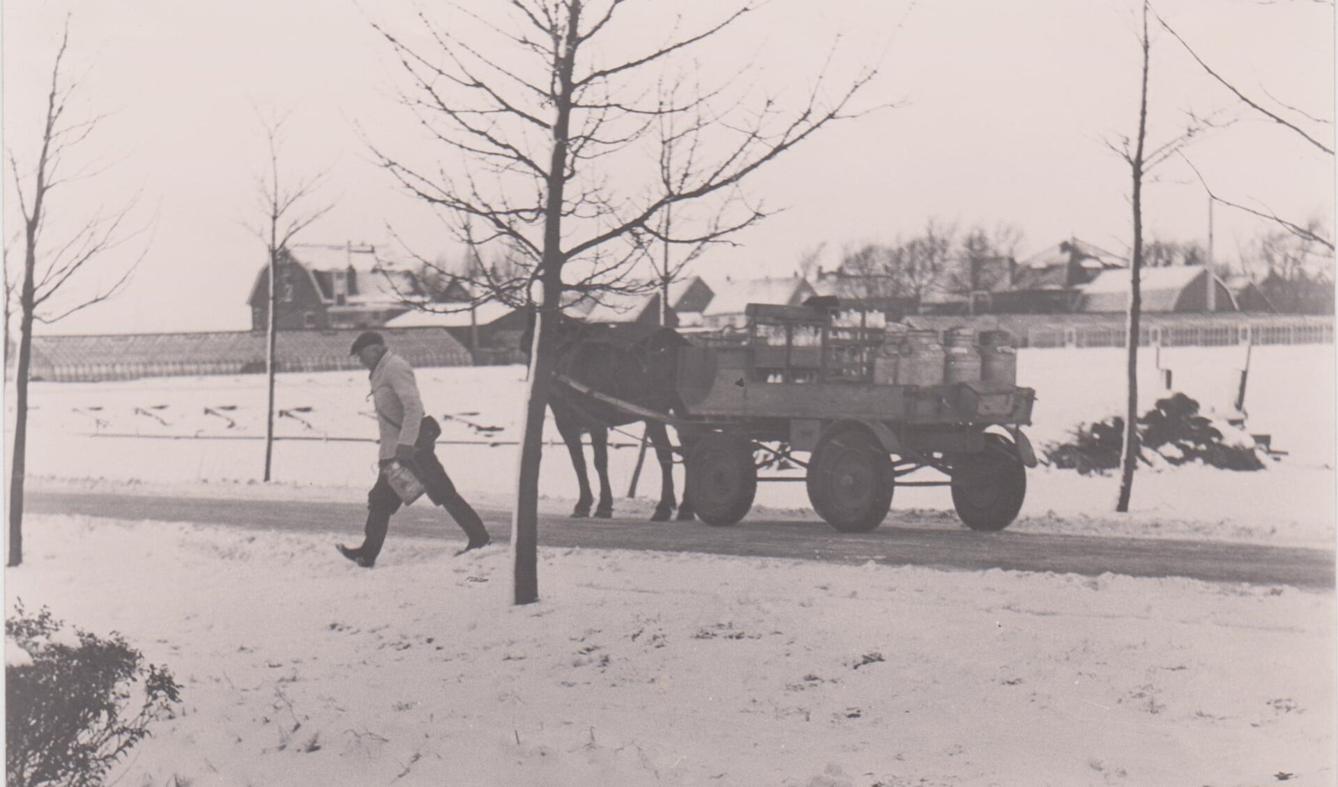 De winter van 1963 in Nootdorp.