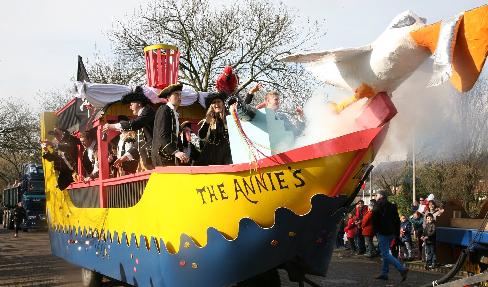 Carnaval met De Damzwabbers in Zwabberdam (archieffoto).