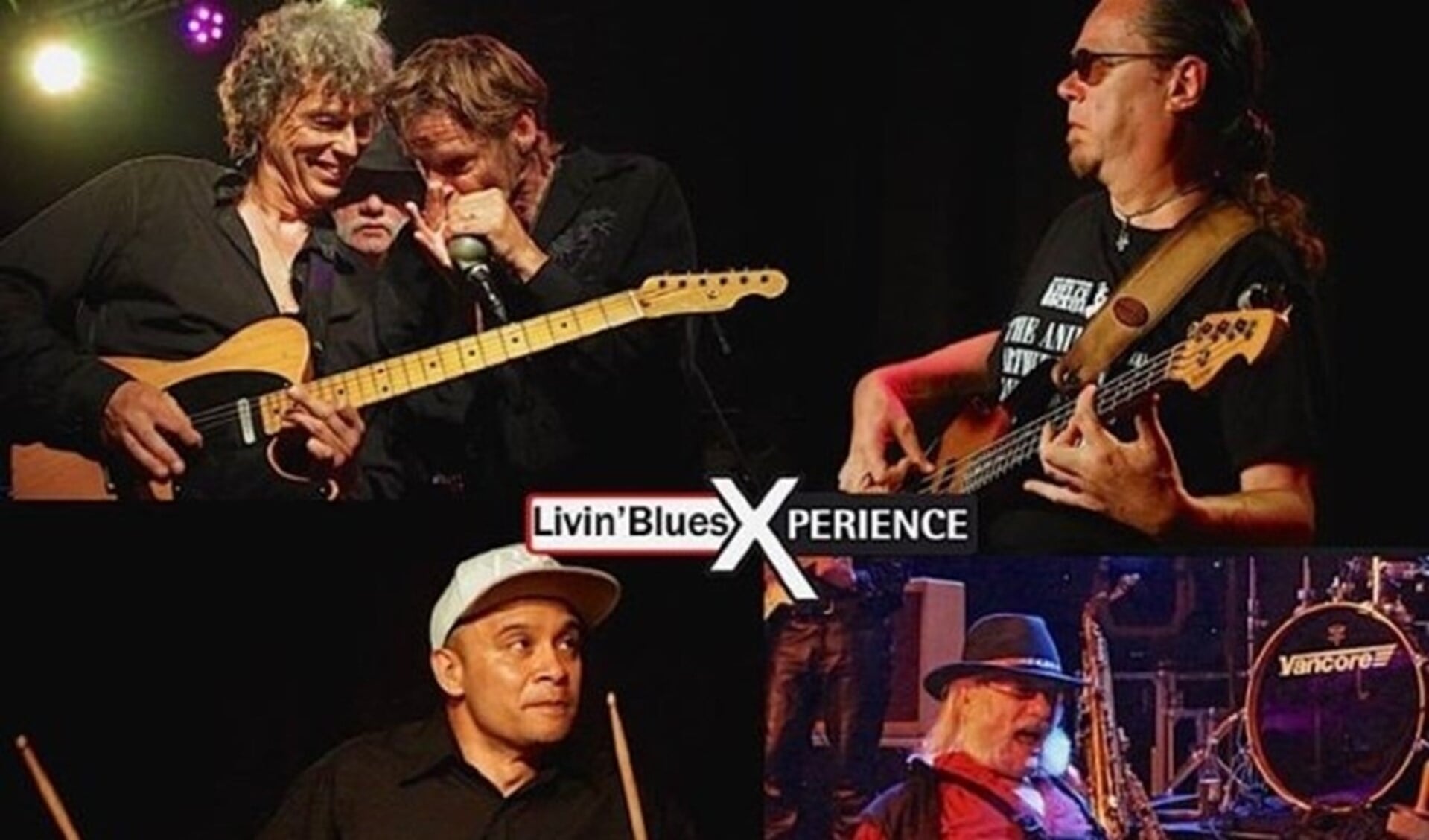 Livin'Blues Xperience speelt tijdens Blues op Zondag.