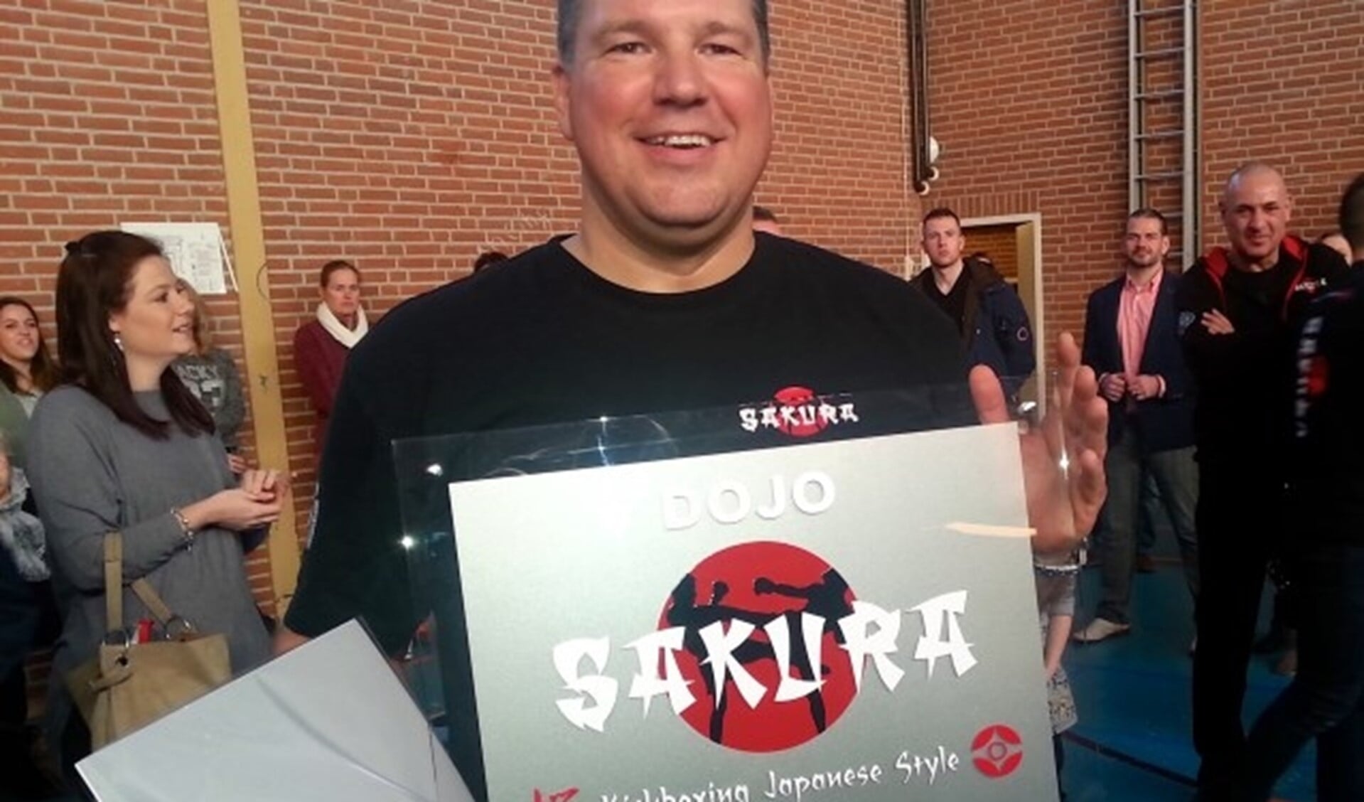 Raimond Honig, initiatiefnemer van Zoetermeerse kickboksvereniging Sakura. (foto Nico Mos)